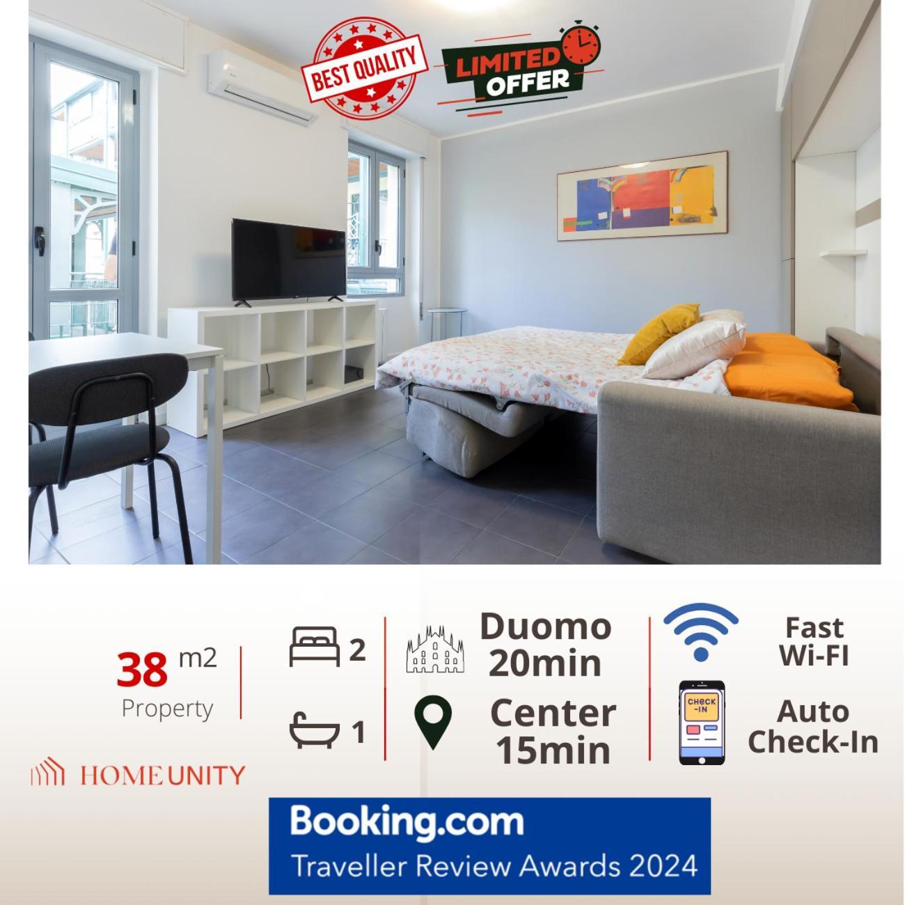 20Mins From Duomo - Renovated Apt Near City Center Apartment Milan Bagian luar foto